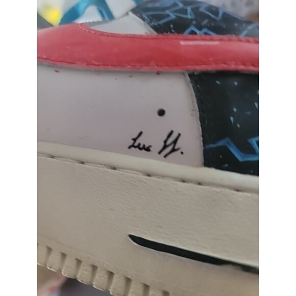 Nike Airforce One Men\'s Spiderman Hand painted Sz 10.5 main image 11